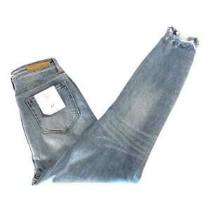 Cello high-rise/high waisted size 11 distress Jeans